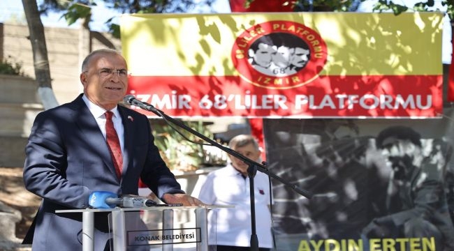 İzmir'in efsane başkanı Aydın Erten mezarı başında anıldı